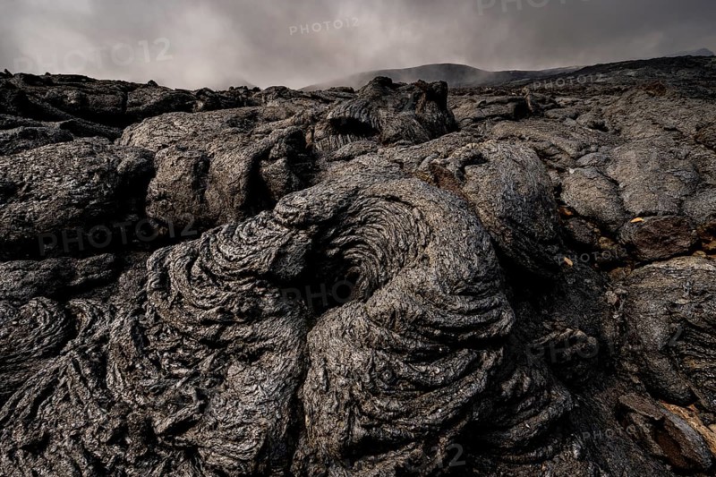 Petrified lava