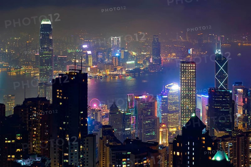 Famous view of Hong Kong