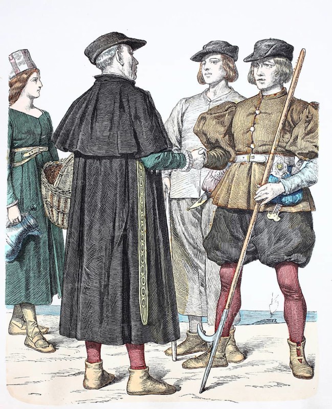 Folk traditional costume