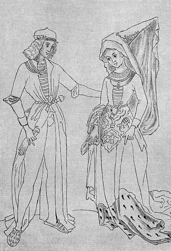 Maximilian and his bride Mary of Burgundy