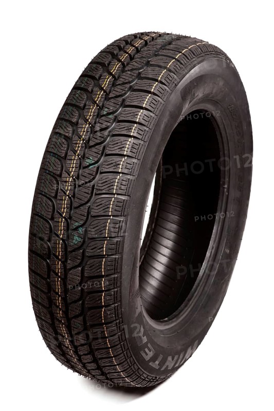 Car tire isolated on white background