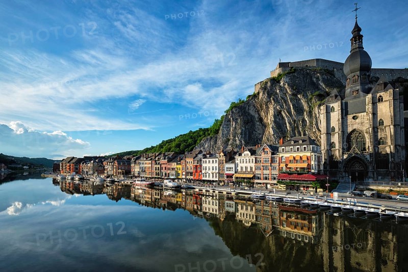 View of picturesque Dinant town