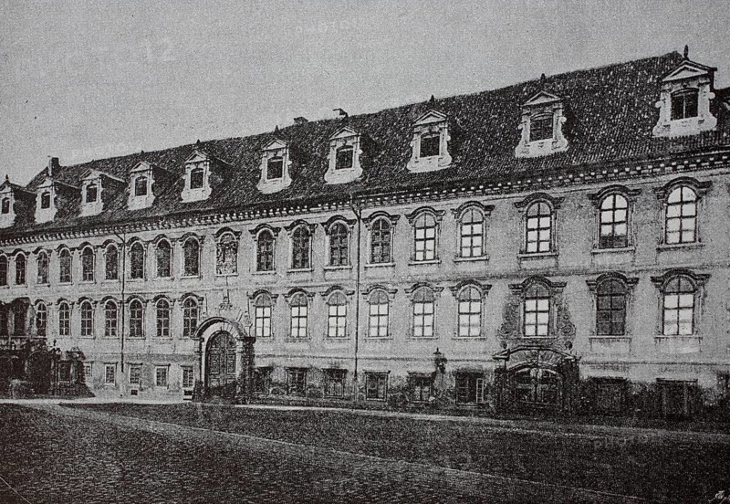 The Palace of Wallenstein in Prague