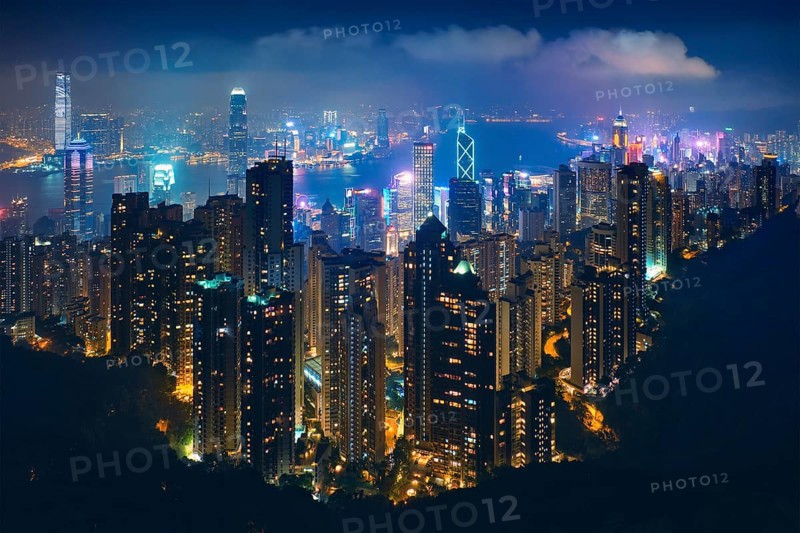 Famous view of Hong Kong