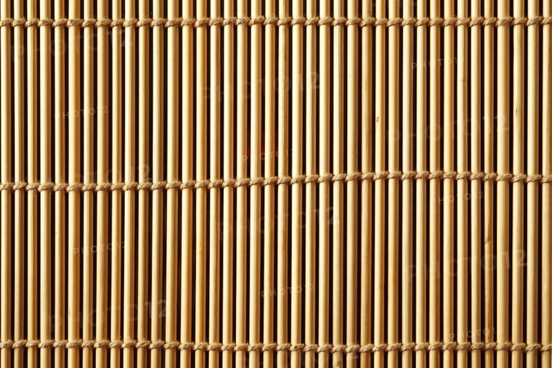 Bamboo mat close up texture