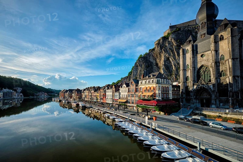 View of picturesque Dinant town
