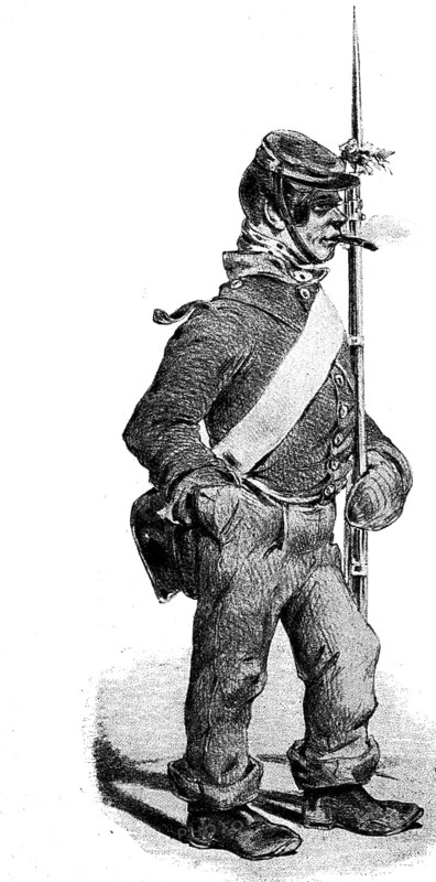 Soldier from the Vienna Mobile Guard circa 1800