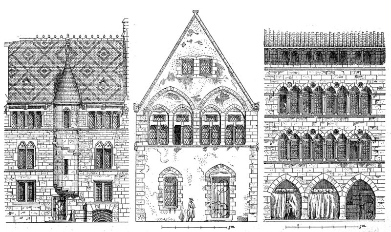 French dwellings of the 13th century