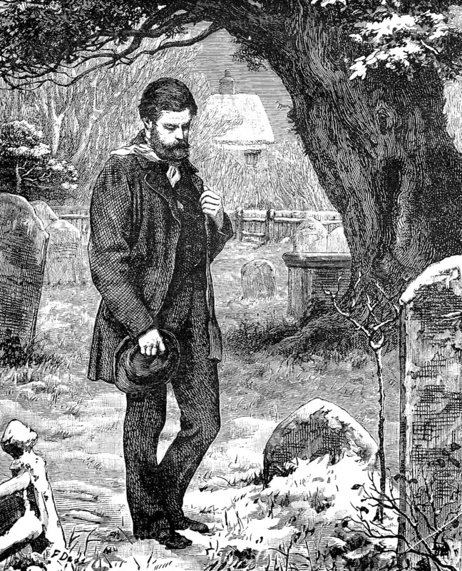Commemoration of the dead on All Saints' Day in the cemetery