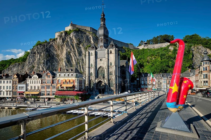Picturesque Dinant town