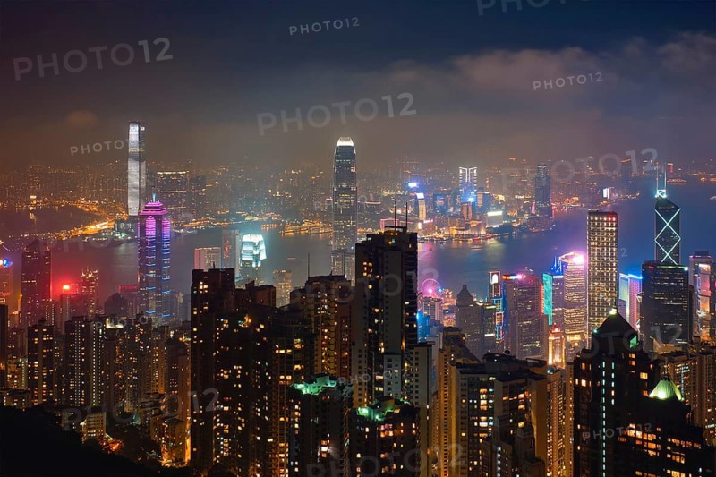 Famous view of Hong Kong
