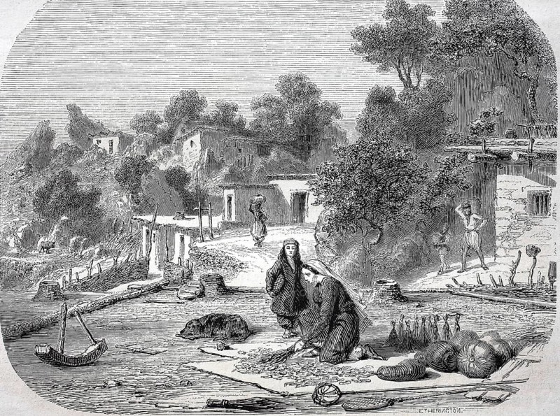 Simeis on the Crimean Peninsula in 1870