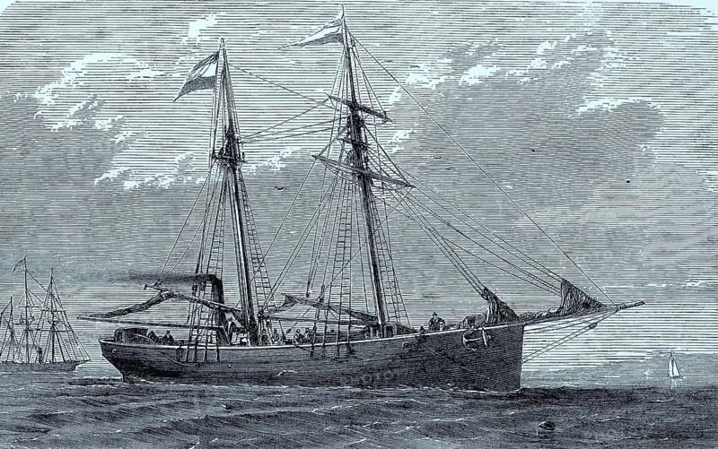 The Germania was a German schooner built in 1869 in Geestemuende