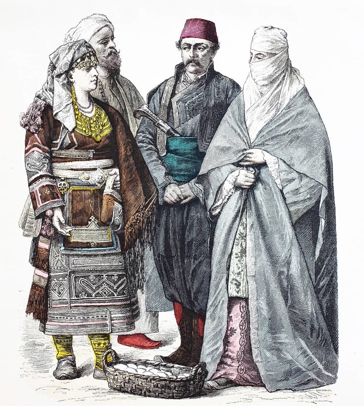 Folk traditional costume