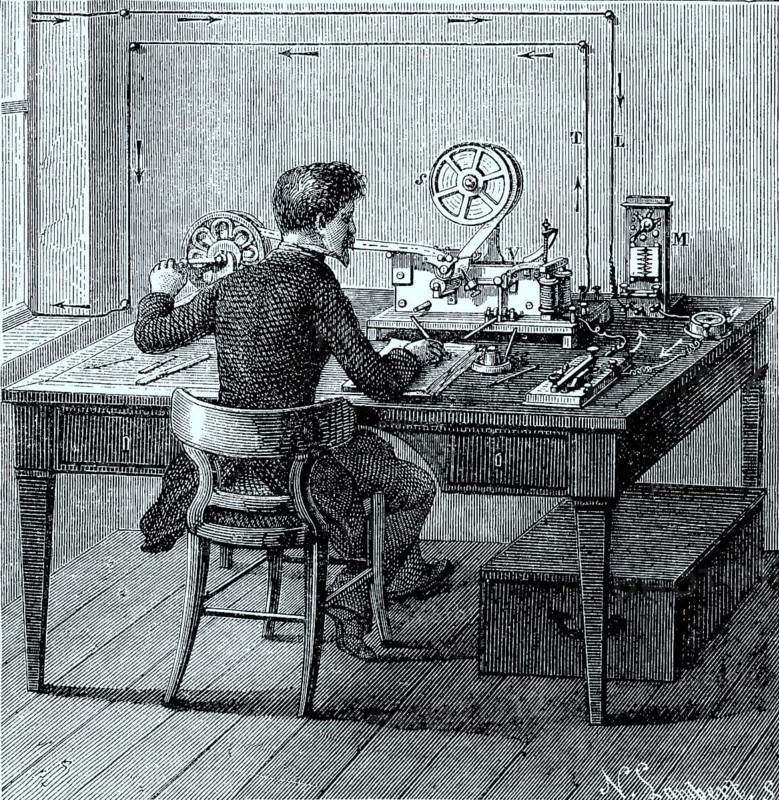 Telegraph by Morse