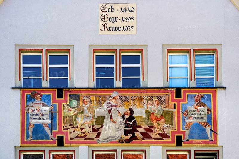 Painted facade