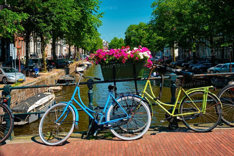 Typical Amsterdam view