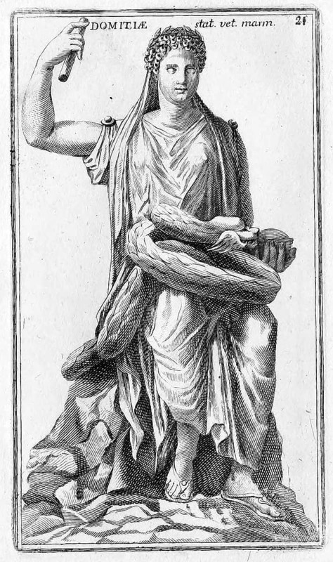 Statue der Domizia im Palazzo Giustiniani