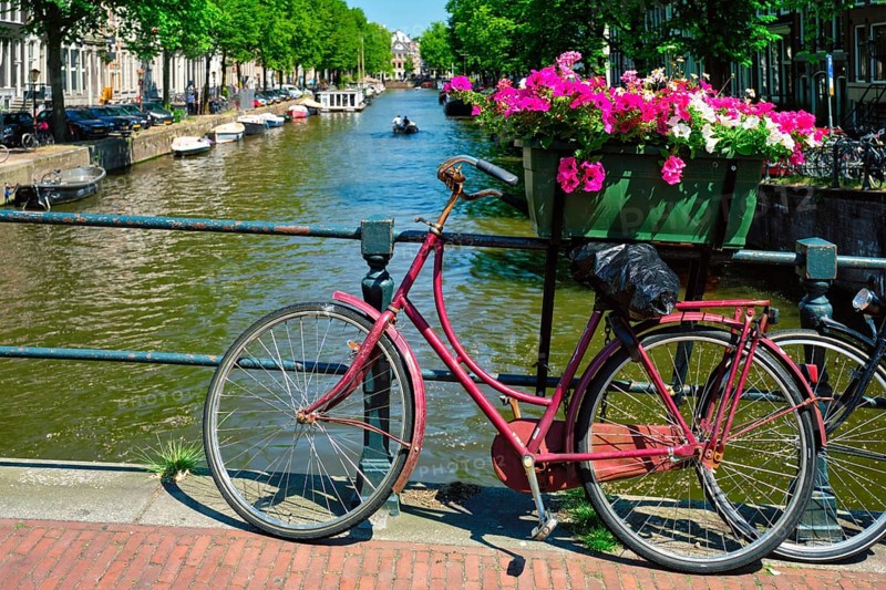 Typical Amsterdam view