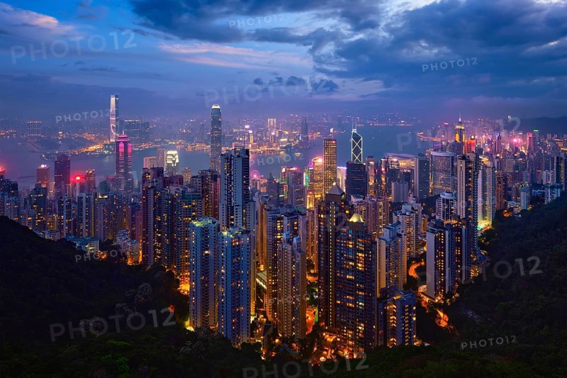 Famous view of Hong Kong