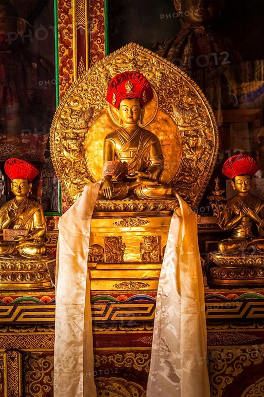 Buddha Sakyamuni statue in Lamayuru Gompa