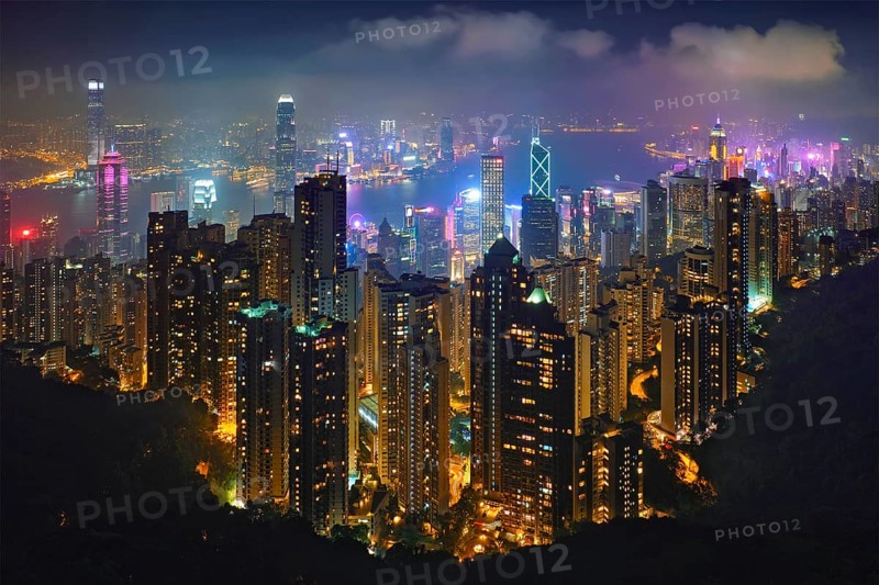 Famous view of Hong Kong