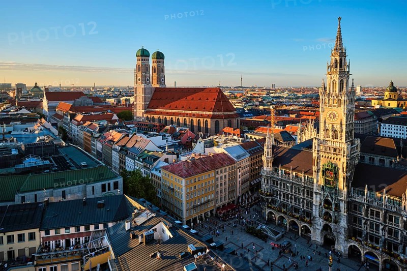 Aerial view of Munich