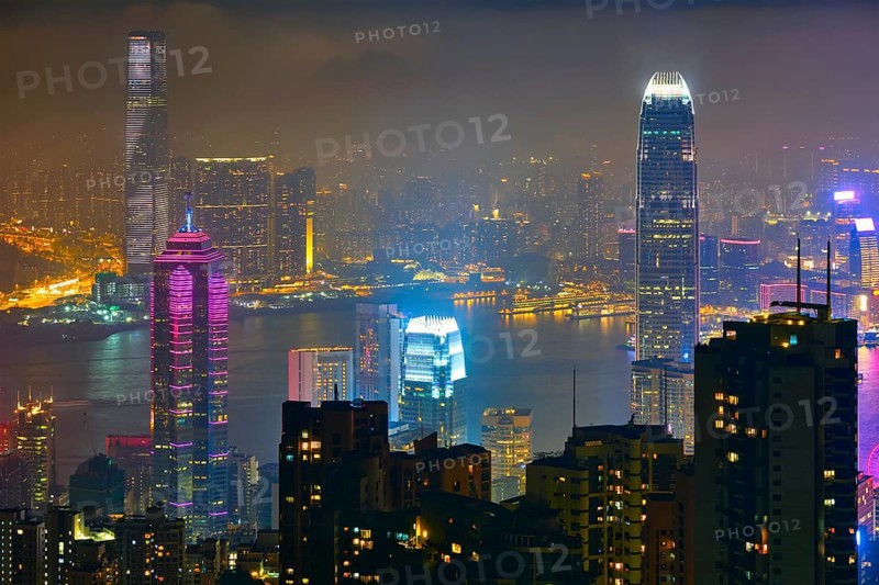Famous view of Hong Kong