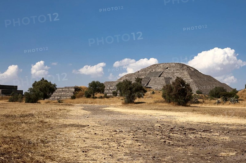 Pyramid of the Sun Teotihuacan Mexico View from the Pyramid of the Moon