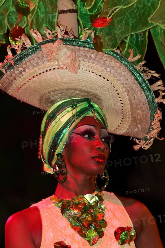 Dancer at the Tropicana open-air nightclub in the suburb of Marianao