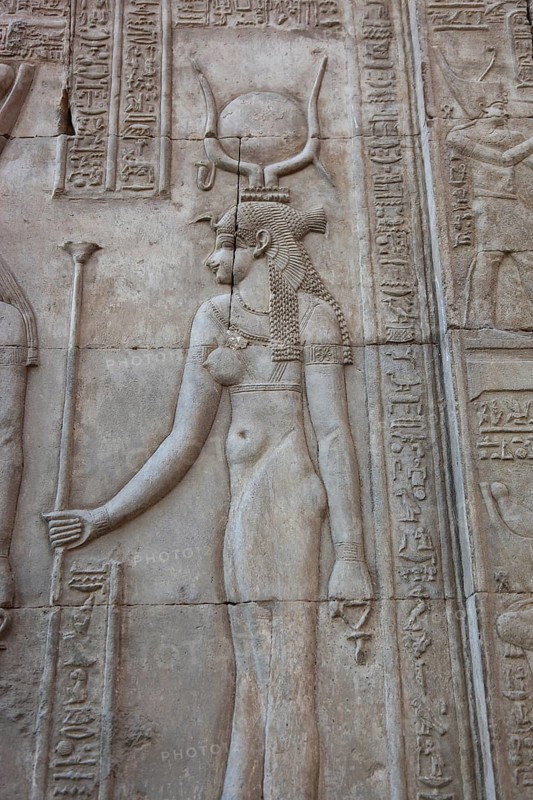 Representation of the goddess Harthor