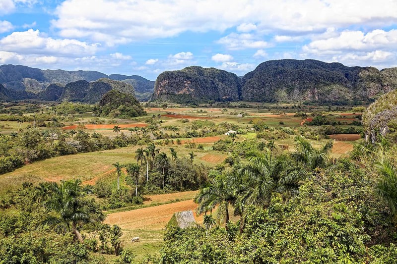 View from the Mirador Los Jazmines viewpoint of the landscape