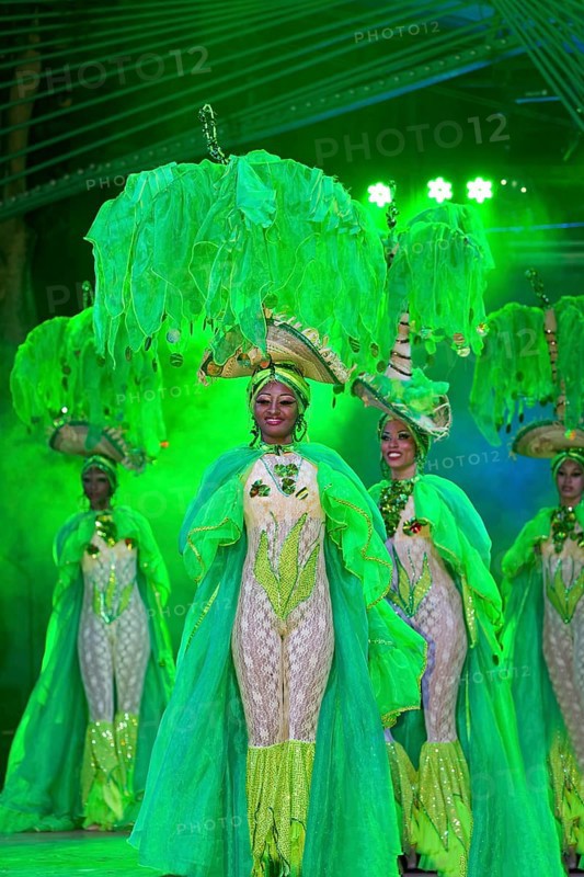 Dancer at the Tropicana open-air nightclub in the suburb of Marianao