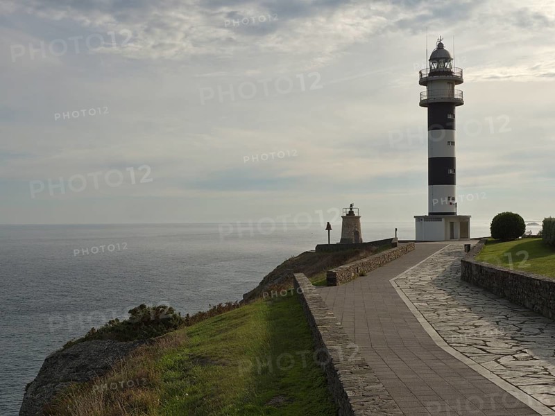 The lighthouse at Cabo San Agustin near Ortigueira on the north coast of Spain
