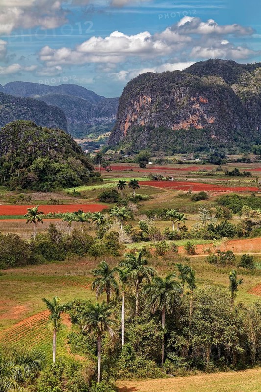 View from the Mirador Los Jazmines viewpoint of the landscape