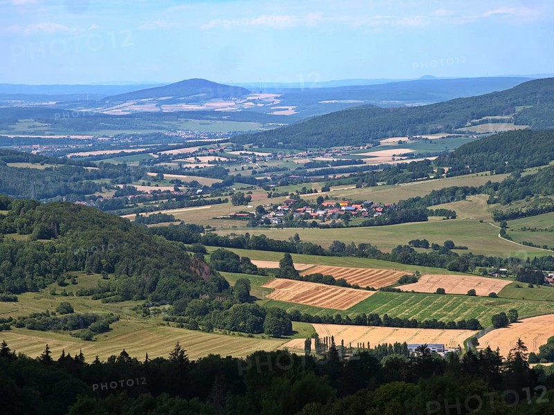 View from the Noah's Sails vantage point in the Rhoen UNESCO Biosphere Reserve