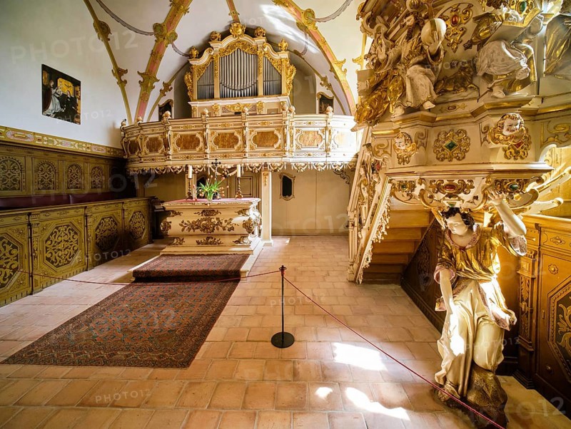 Chapel with organ by Gottfried Silbermann