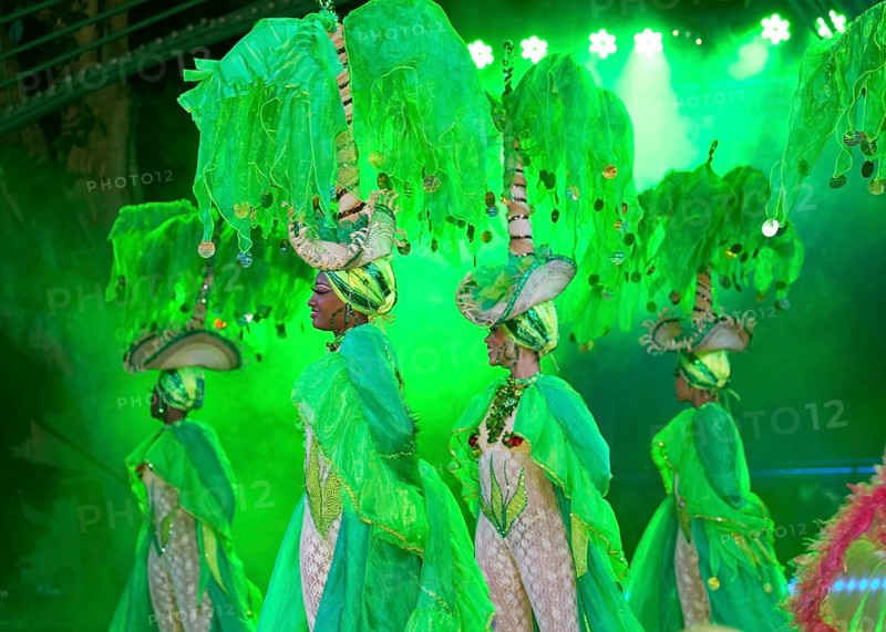 Dancer at the Tropicana open-air nightclub in the suburb of Marianao