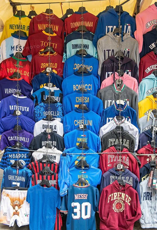 Italian football shirts