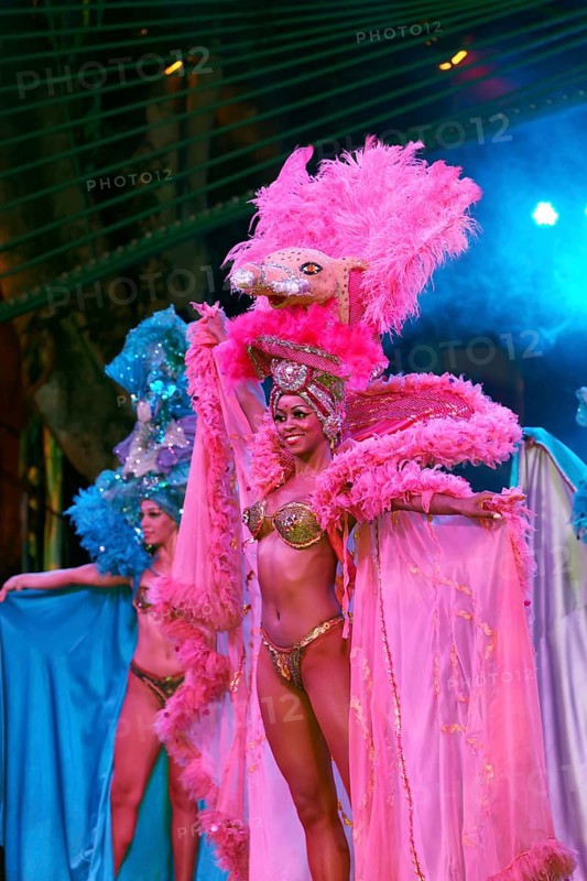 Dancer at the Tropicana open-air nightclub in the suburb of Marianao