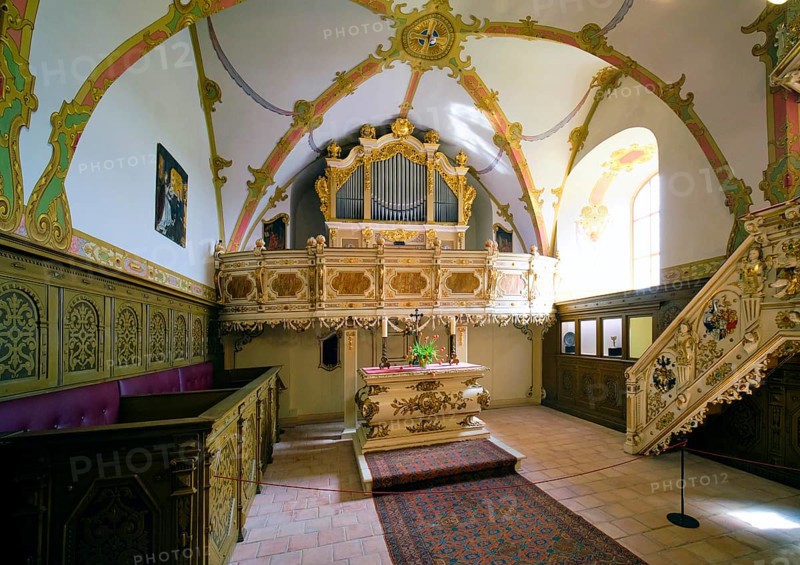 Chapel with organ by Gottfried Silbermann
