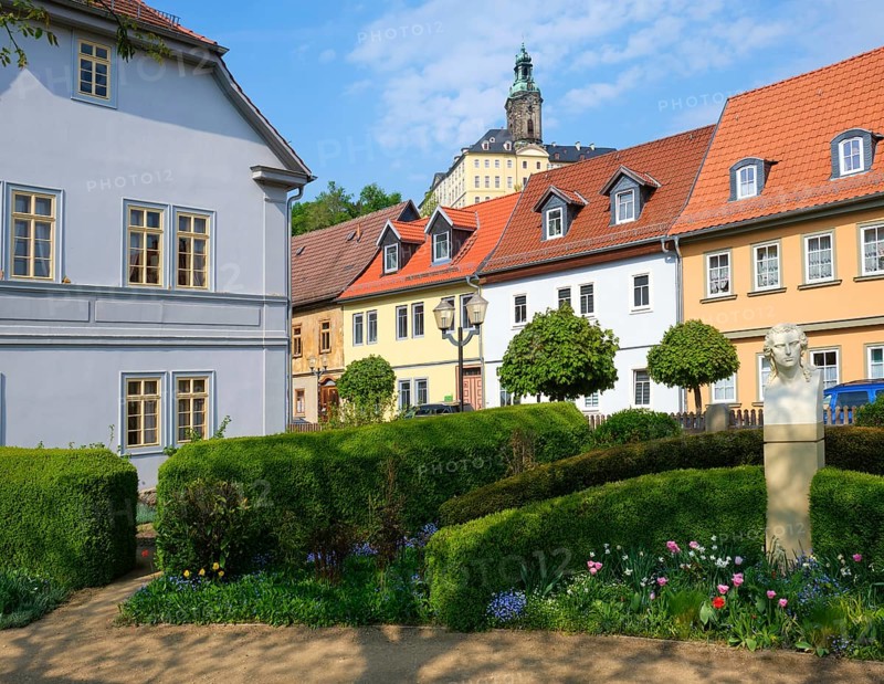 Schiller House with the bust of Friedrich Schiller