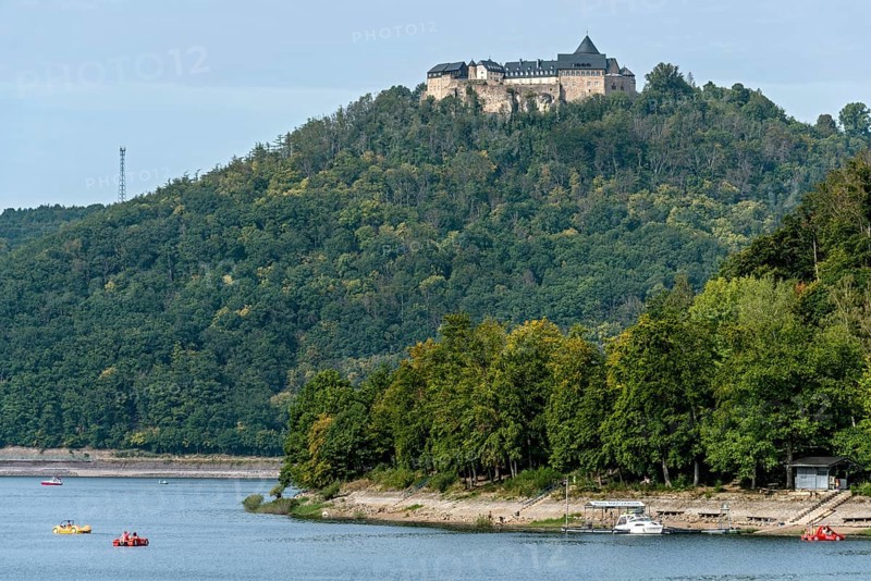 Waldeck Castle above Edersee Reservoir