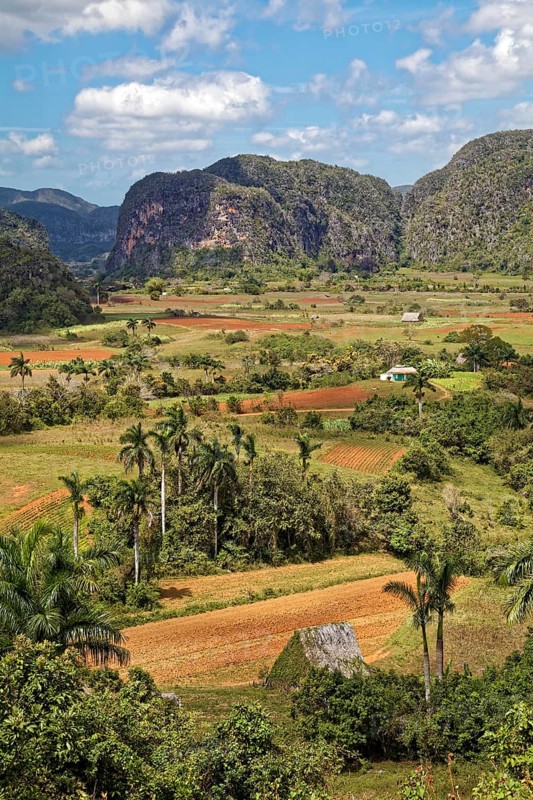 View from the Mirador Los Jazmines viewpoint of the landscape