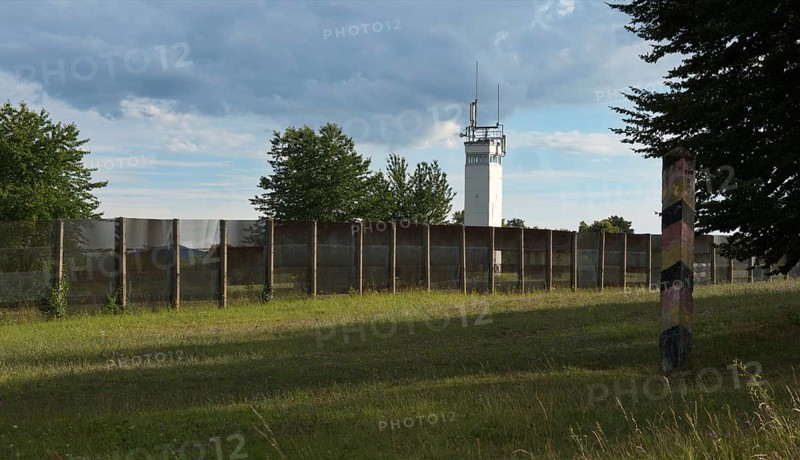 Border fortifications at the former US observation base Point Alpha on the inner-German border. Today Point Alpha is a memorial