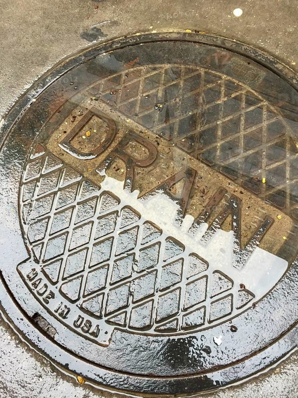 Industrial wet street drain cover