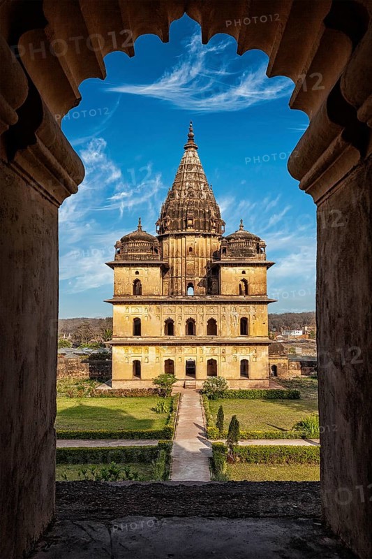 Royal cenotaphs of Orchha in Orchha