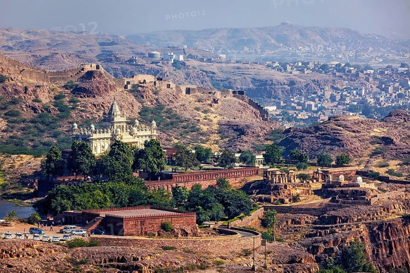 Aerial view of tourist landmark of Jodhpur