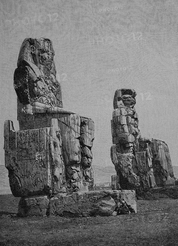 The Memnon Colossi el-Colossat or es-Salamat