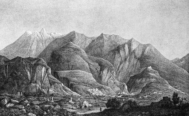 The heights of Taygetos in the surroundings of Sparta